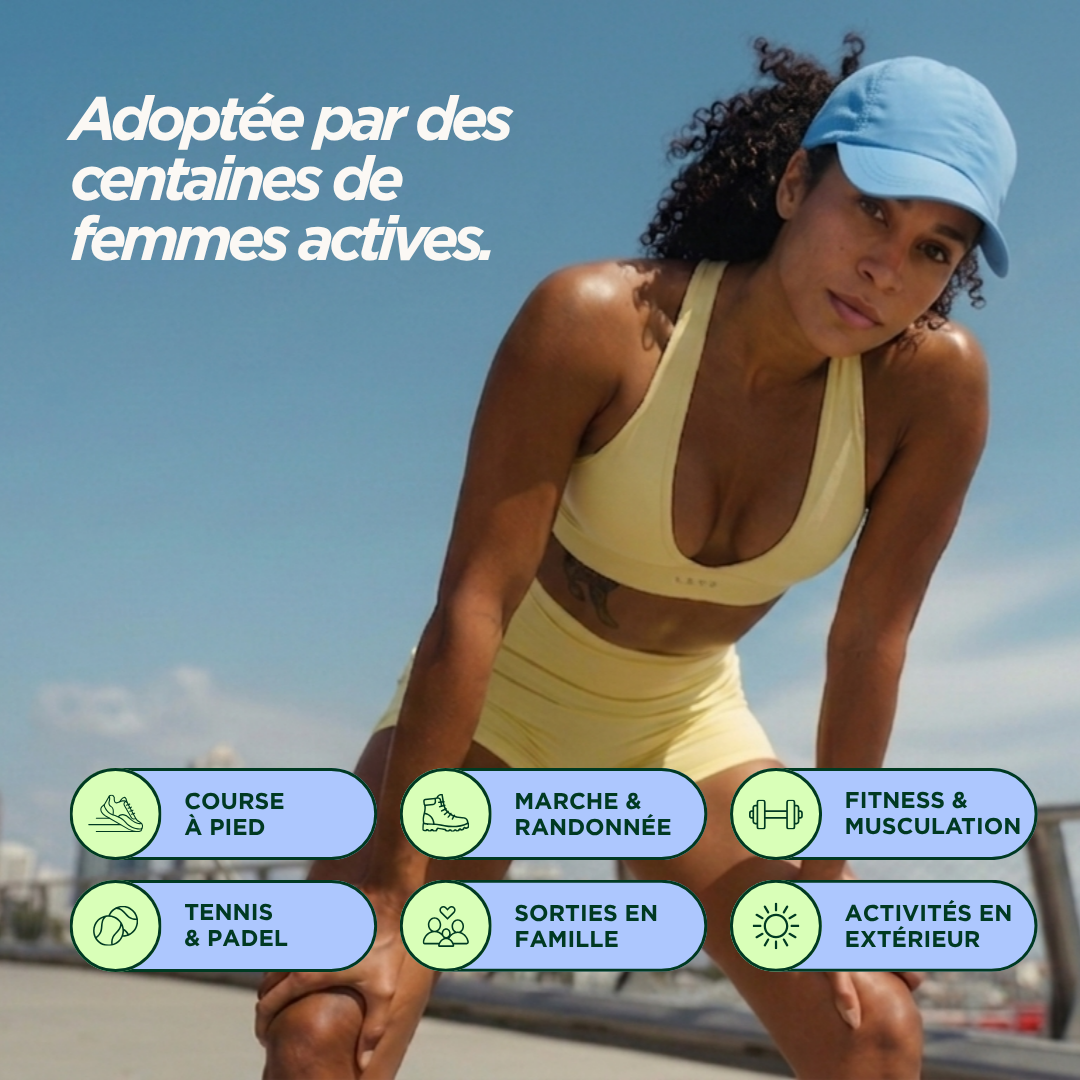 La casquette de sport conçue pour les femmes