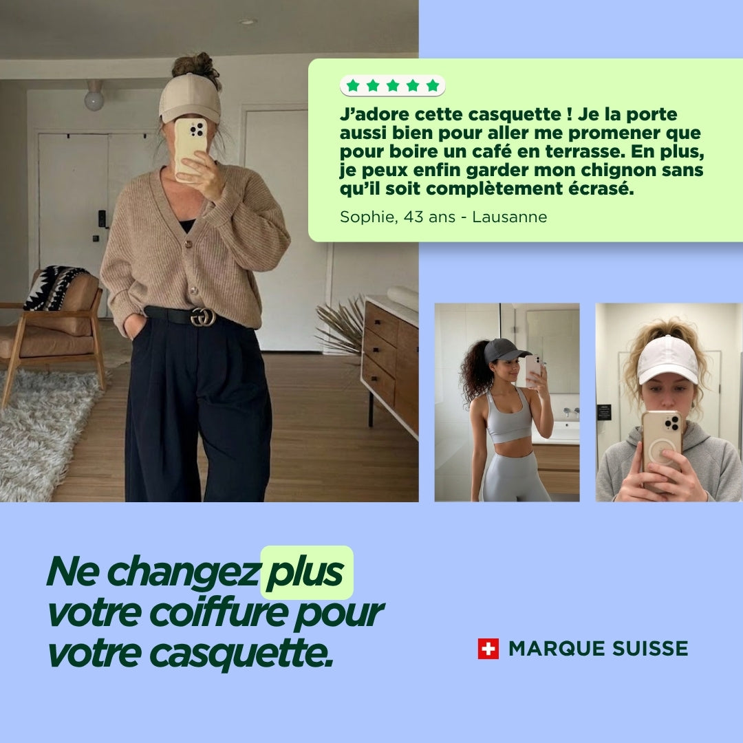 La casquette de sport conçue pour les femmes